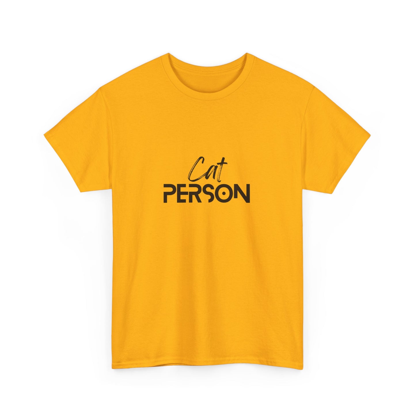 "Cat person" Unisex Cotton Tee