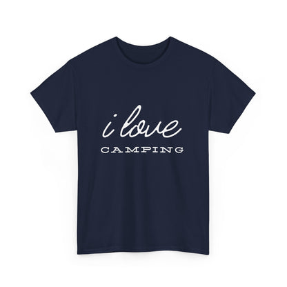 "I love camping" Unisex Cotton Tee