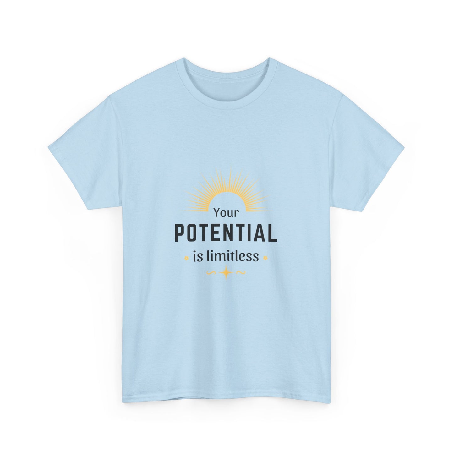 "Your potential is limitless" Unisex Cotton Tee