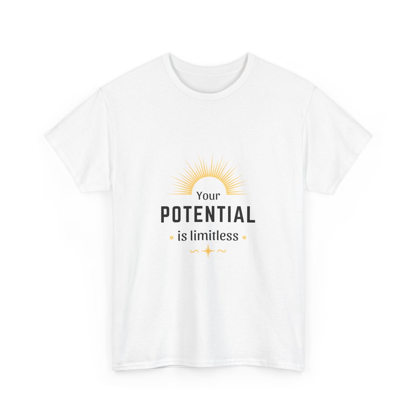 "Your potential is limitless" Unisex Cotton Tee