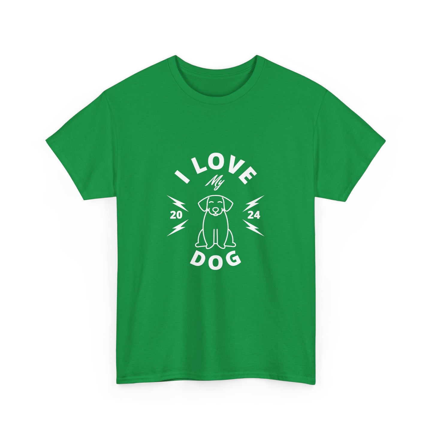 "I love my dog" Unisex Cotton Tee