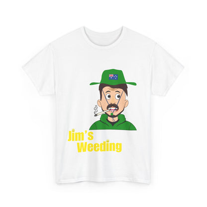 "Jim’s weeding" Unisex Cotton Tee