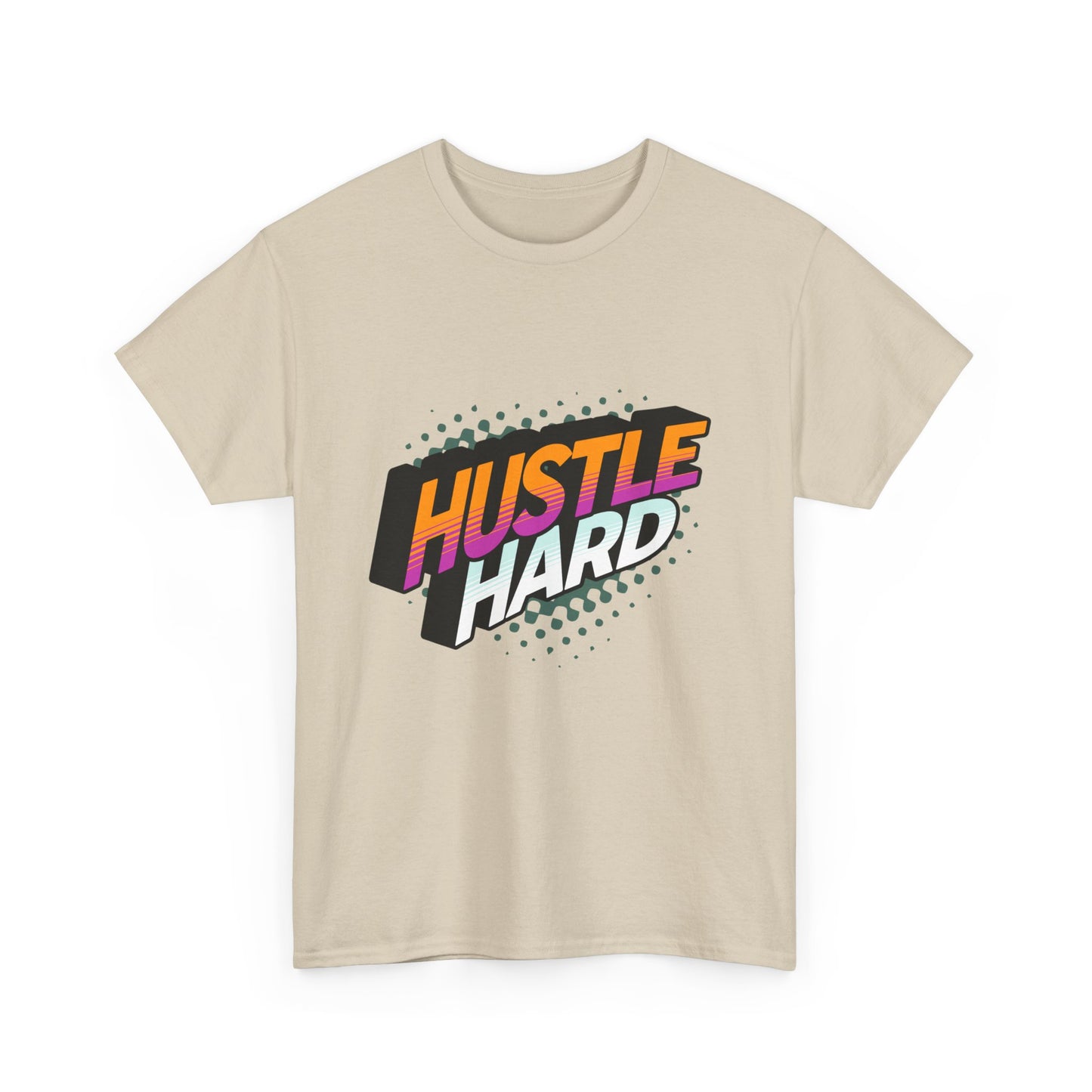 "Hustle hard" Unisex Cotton Tee