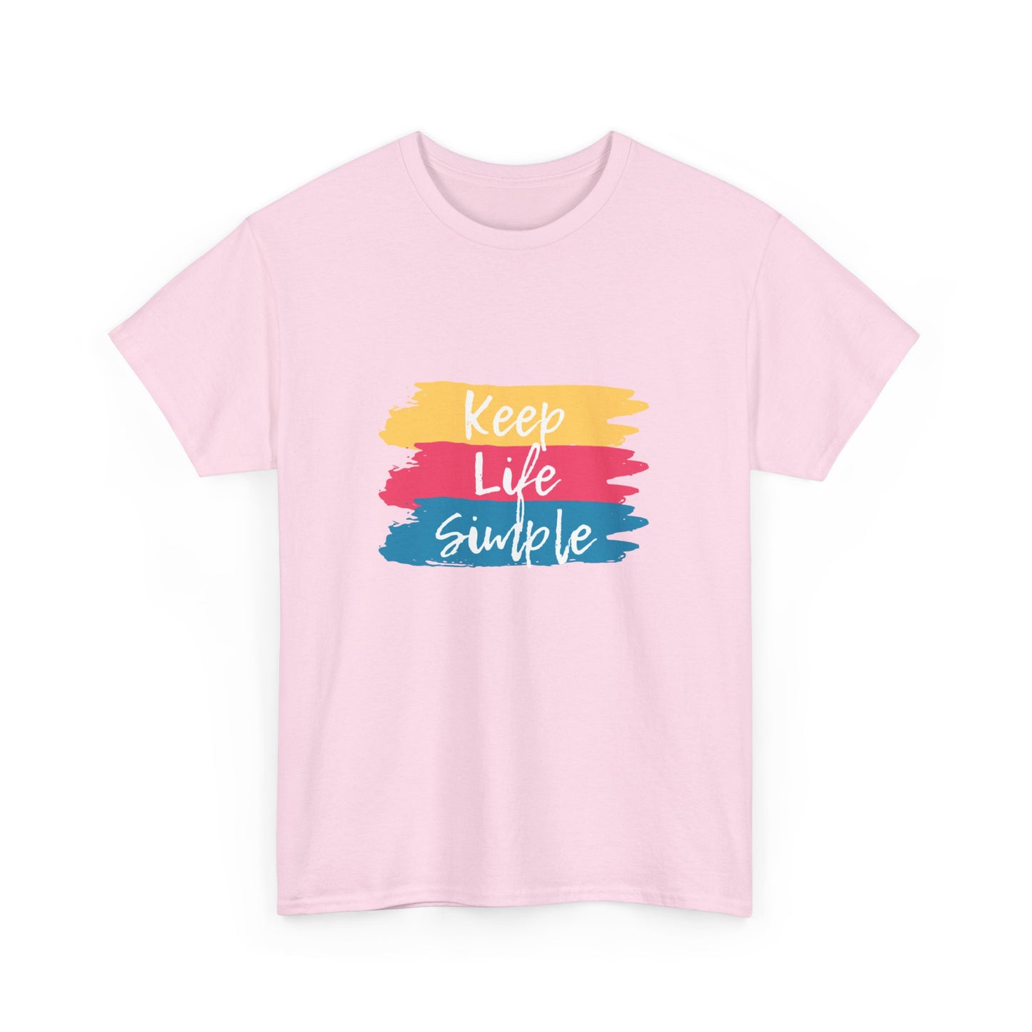 "Keep life simple" Unisex Cotton Tee