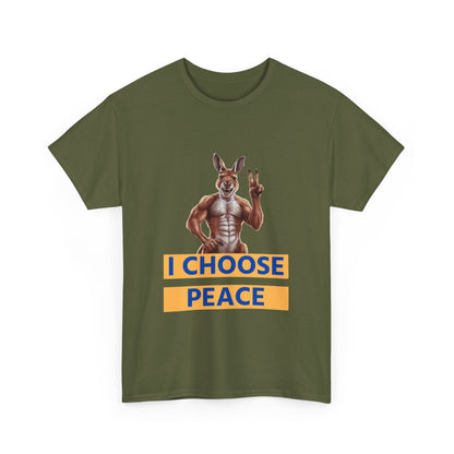 "I choose peace" Unisex Cotton Tee