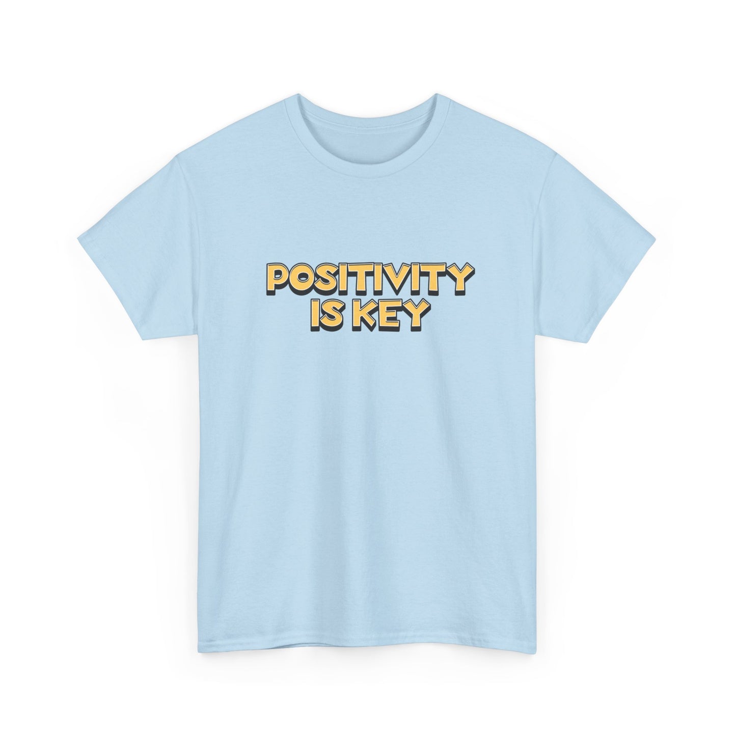 "Positivity is key" Unisex Cotton Tee