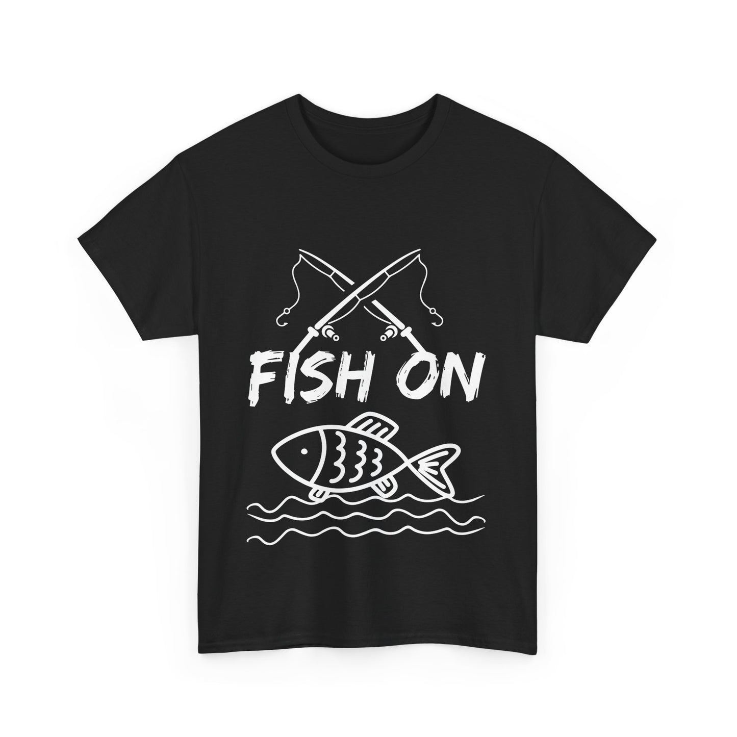 "Fish on" Unisex Cotton Tee