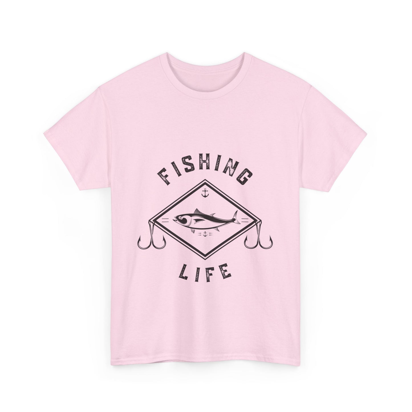 "Fishing life" Unisex Cotton Tee