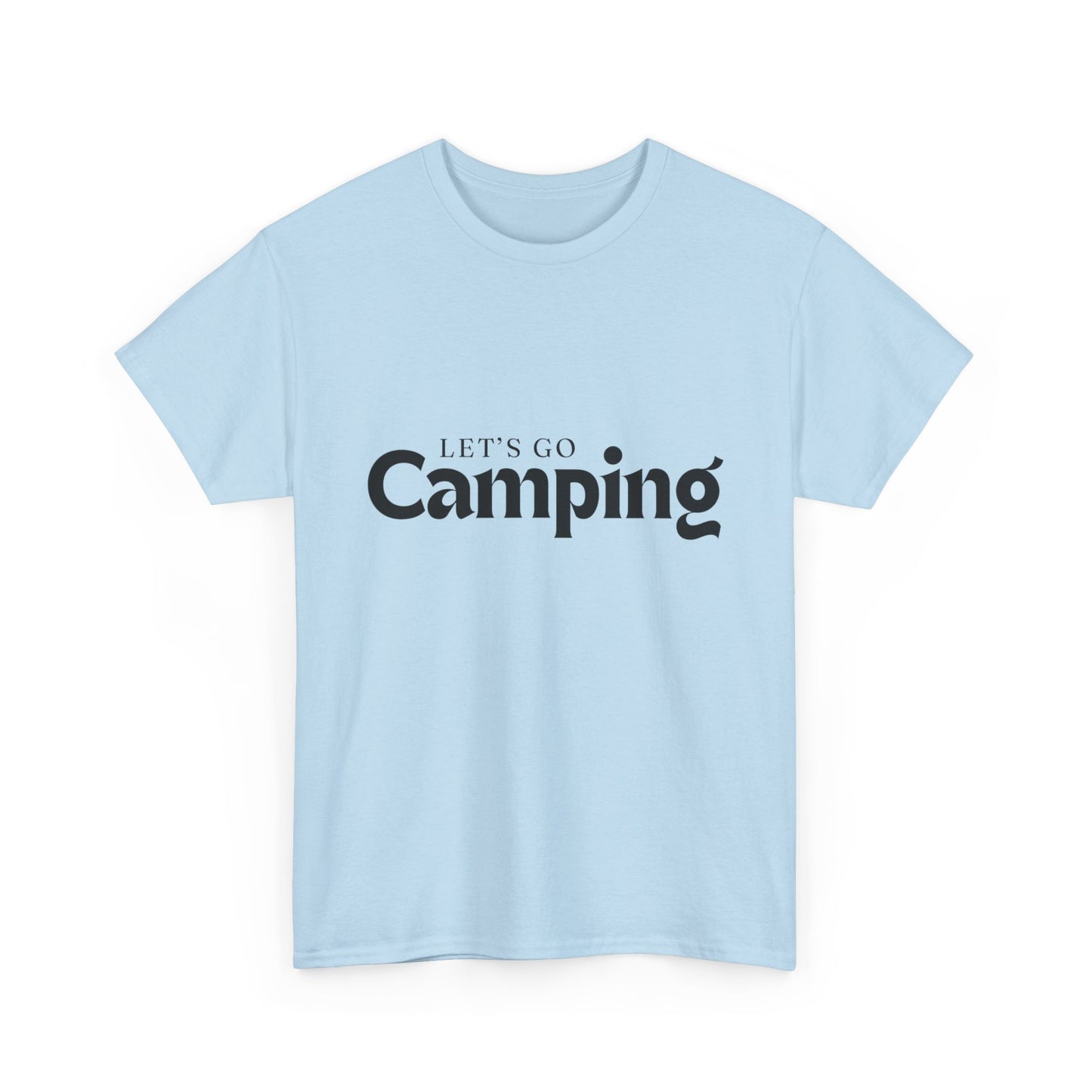 "Let's go camping" Unisex Cotton Tee