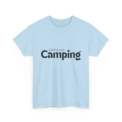 "Let's go camping" Unisex Cotton Tee