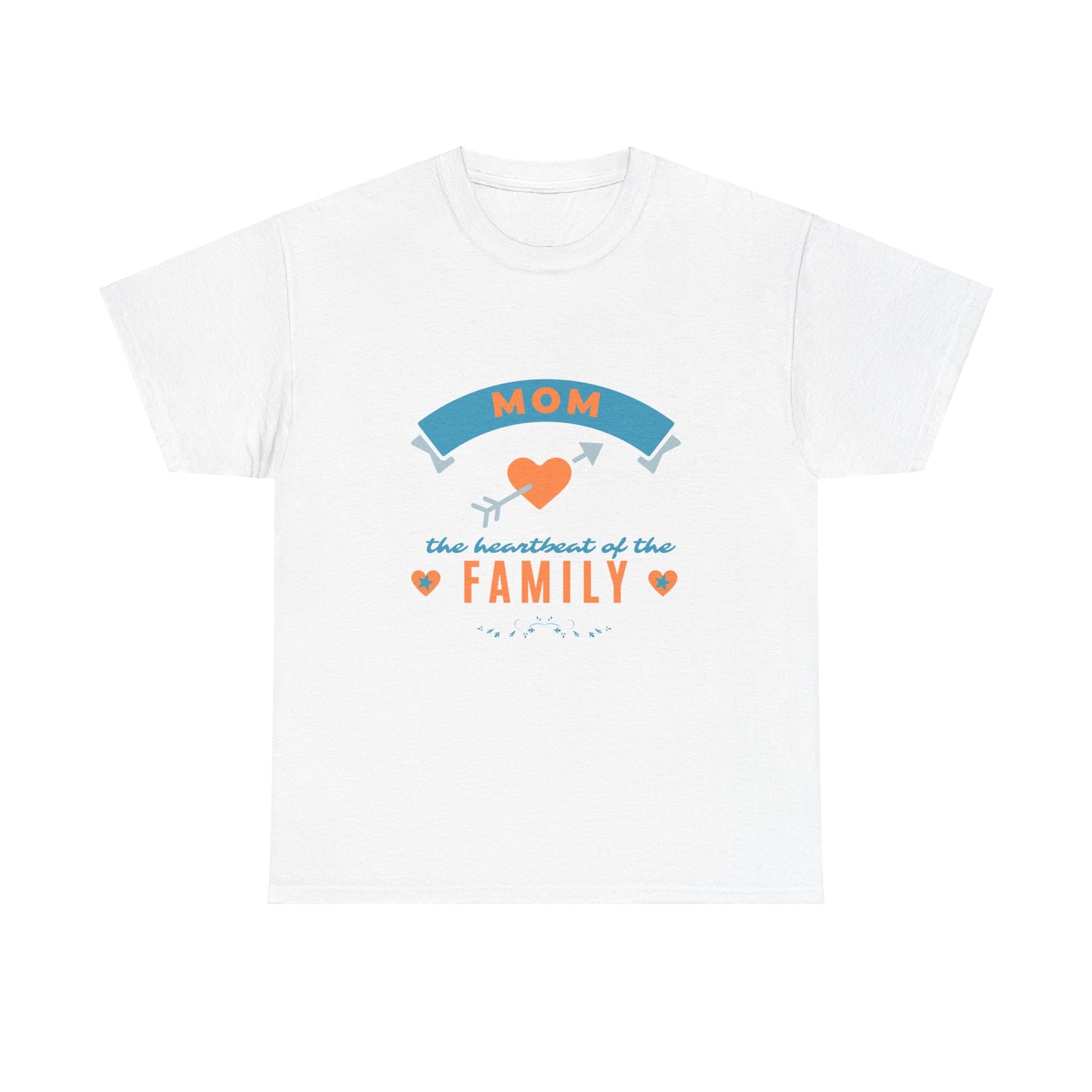 "Mom: The Heartbeat of the Family" Unisex Tee