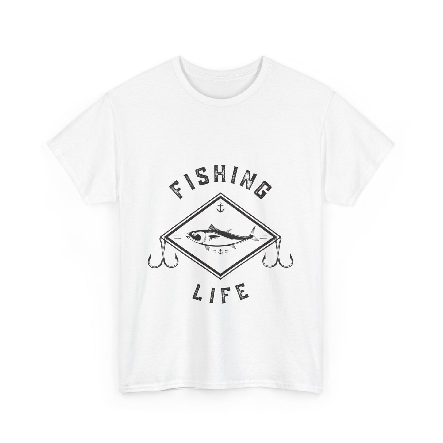 "Fishing life" Unisex Cotton Tee