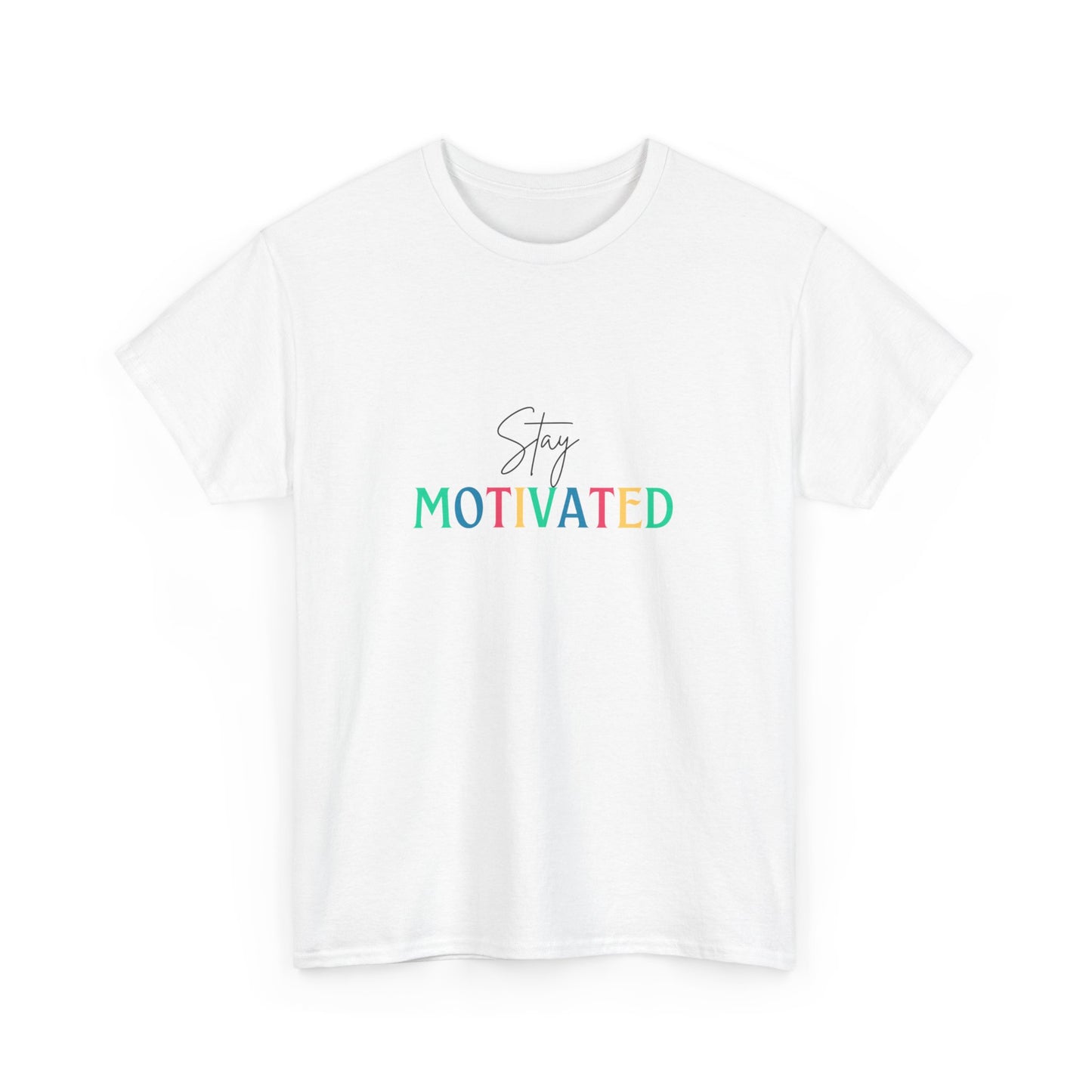 "Stay motivated" Unisex Cotton Tee