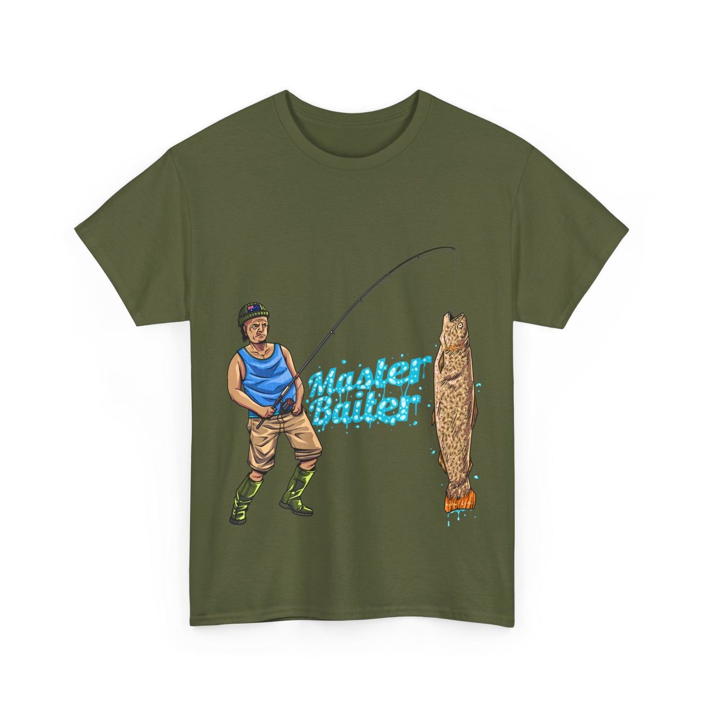 "Master baiter" Unisex Cotton Tee