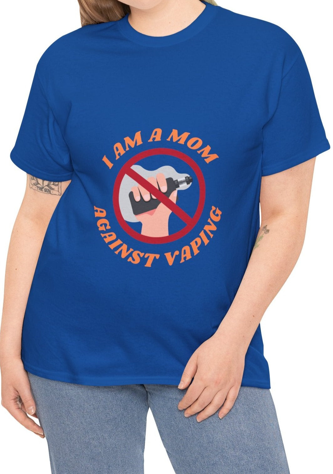 "I am a mom against vaping" Unisex Tee