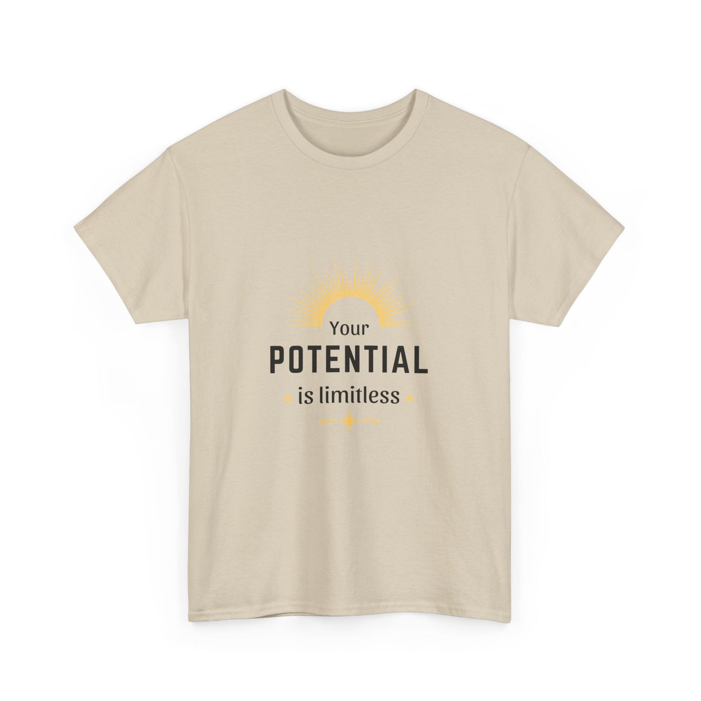 "Your potential is limitless" Unisex Cotton Tee