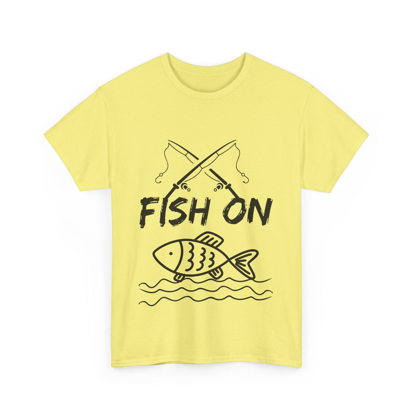 "Fish on" Unisex Cotton Tee