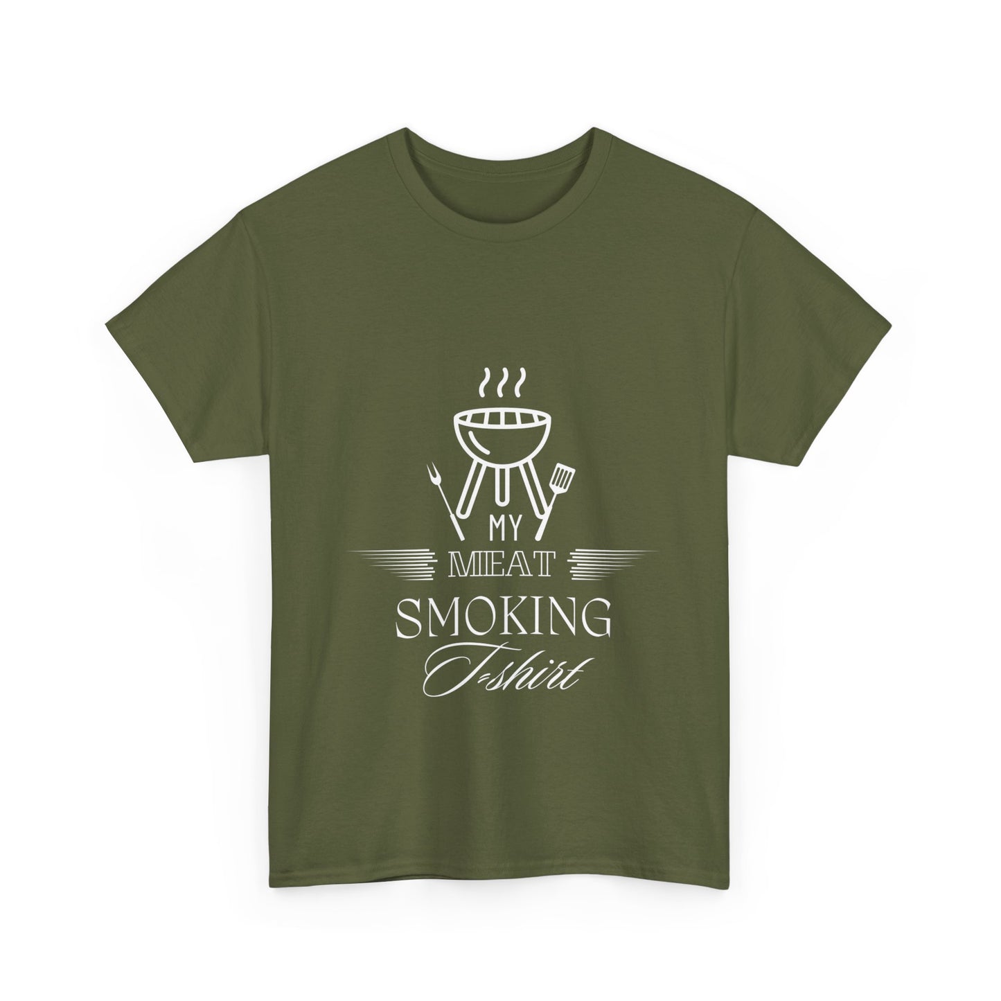 "My meat smoking t-shirt" Unisex Cotton Tee