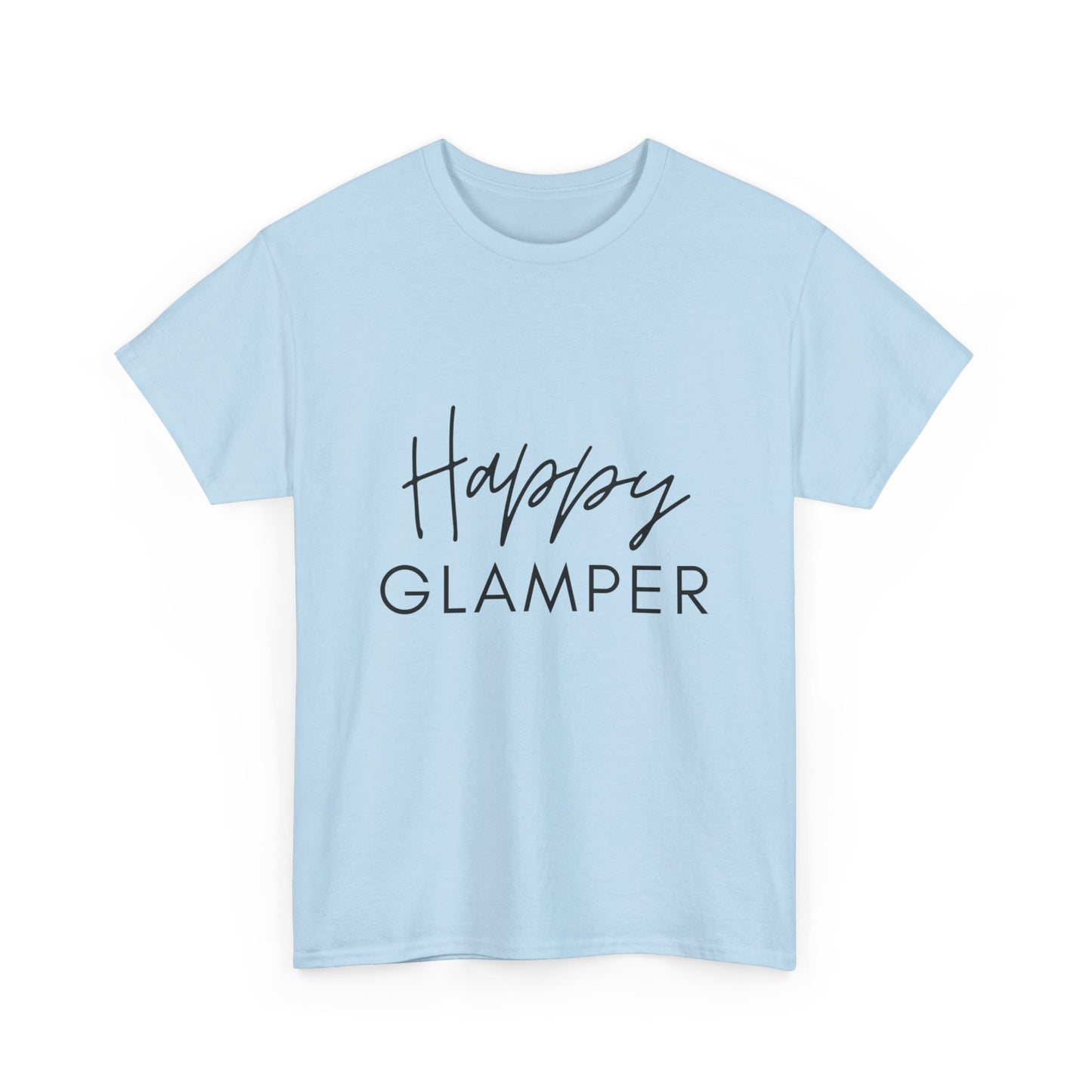 "Happy glamper" Unisex Cotton Tee