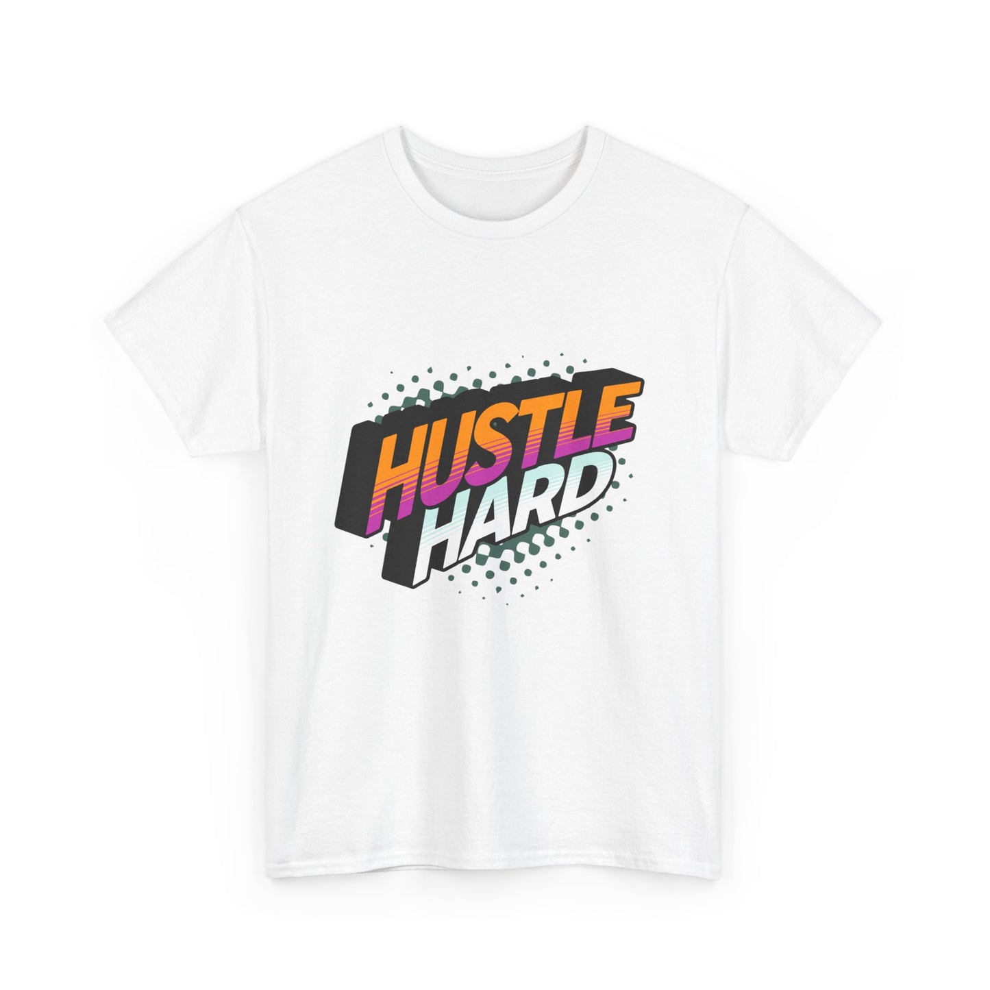 "Hustle hard" Unisex Cotton Tee