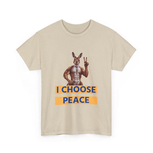 "I choose peace" Unisex Cotton Tee