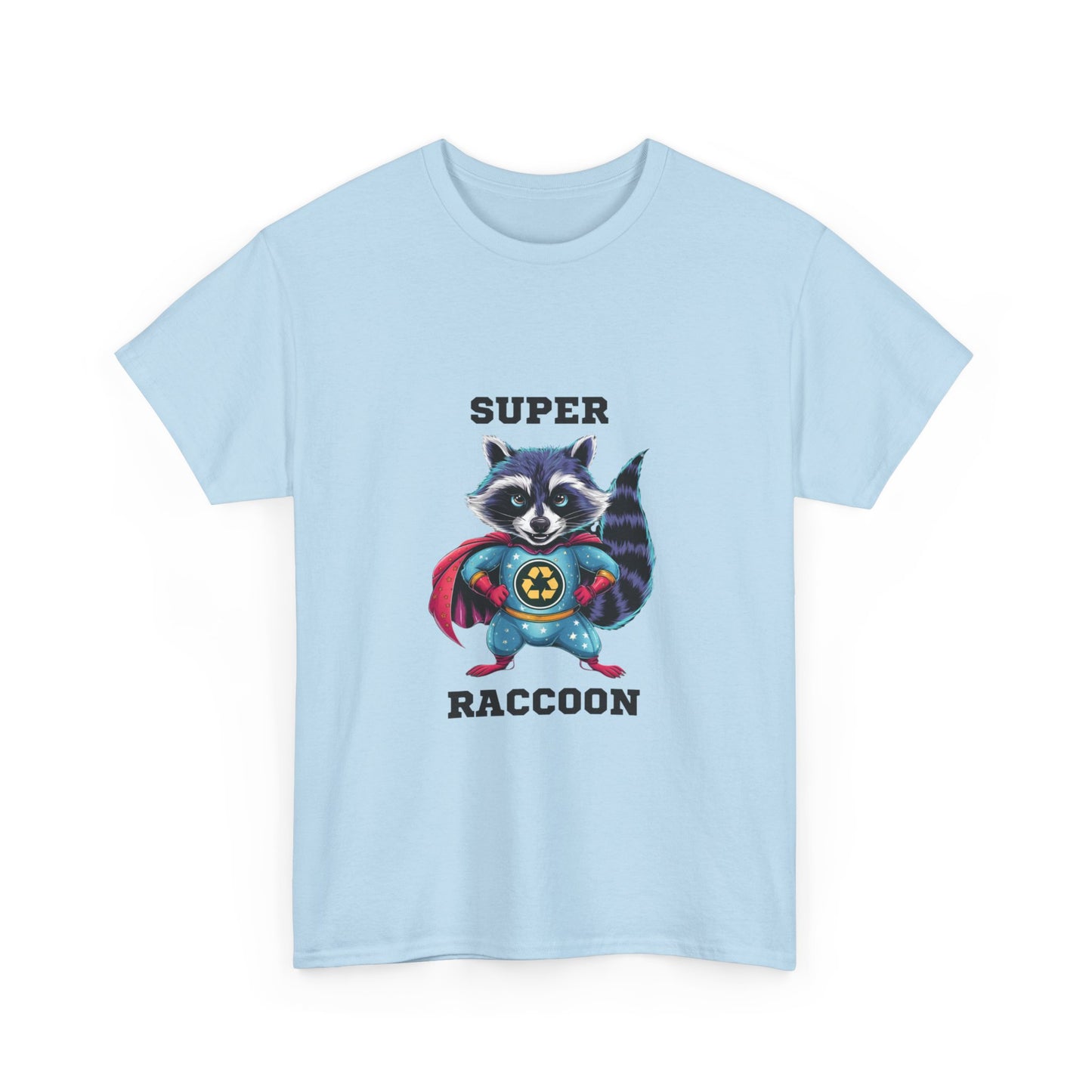 "Super raccoon" Unisex Cotton Tee