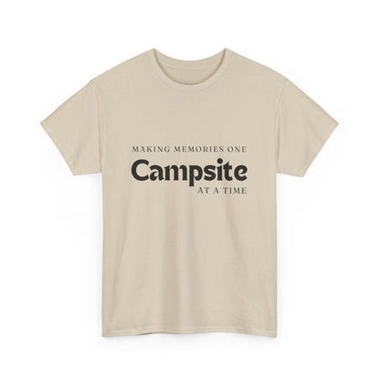 "Making memories one campfire at a time" Unisex Cotton Tee