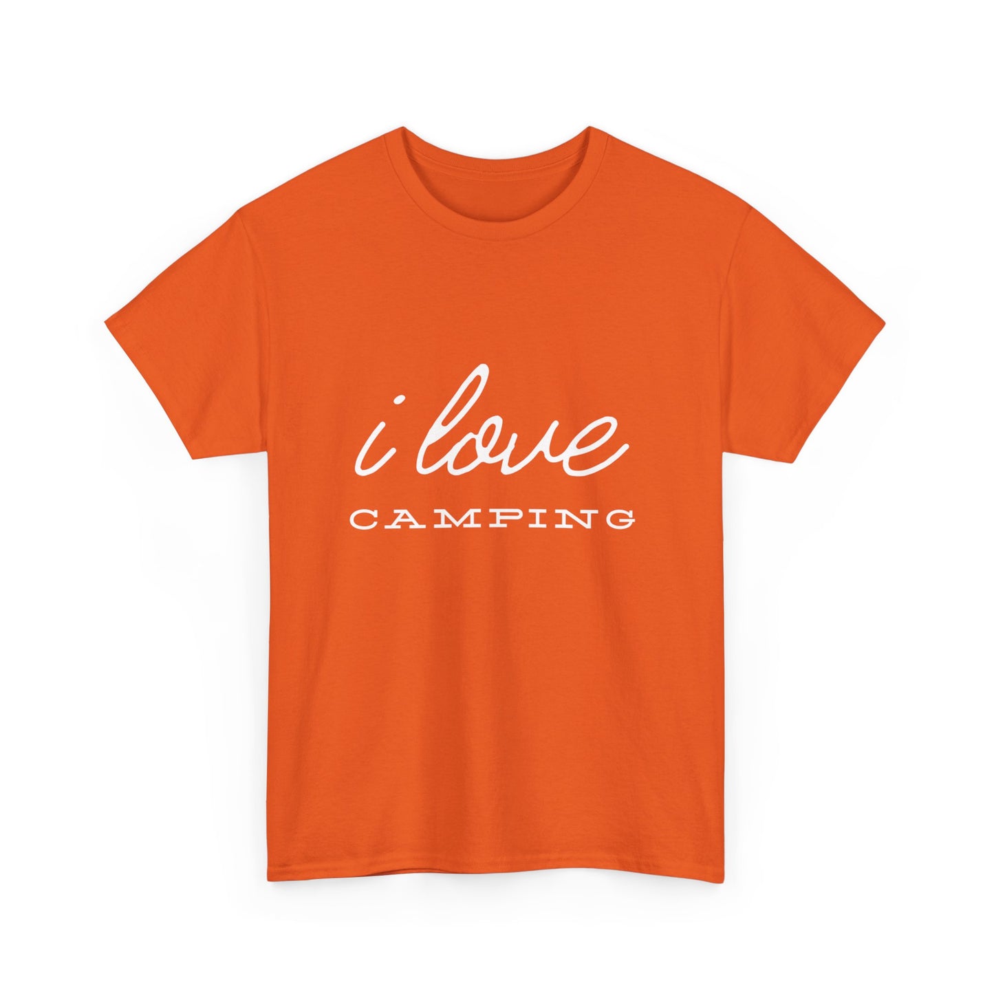 "I love camping" Unisex Cotton Tee