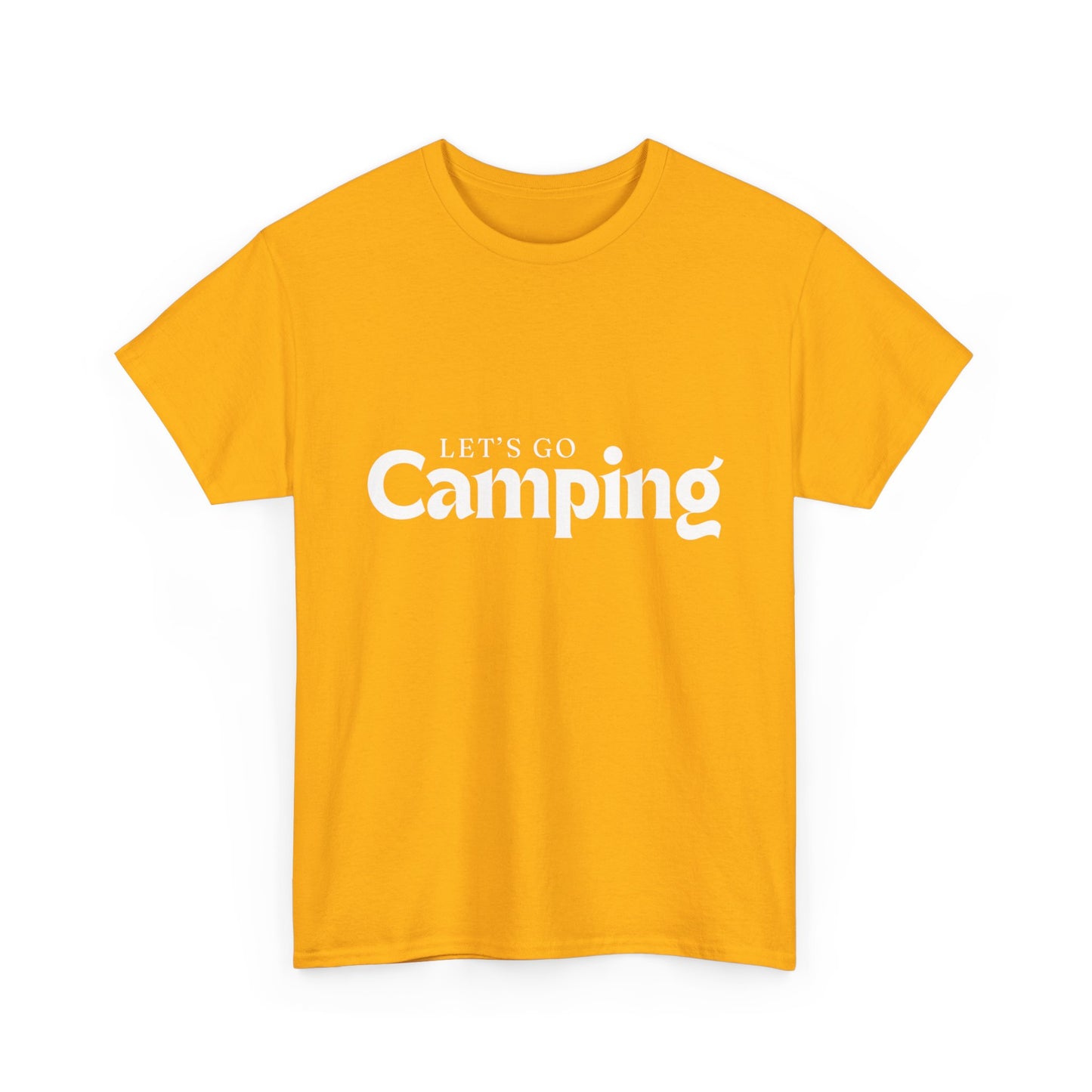 "Let's go camping" Unisex Cotton Tee