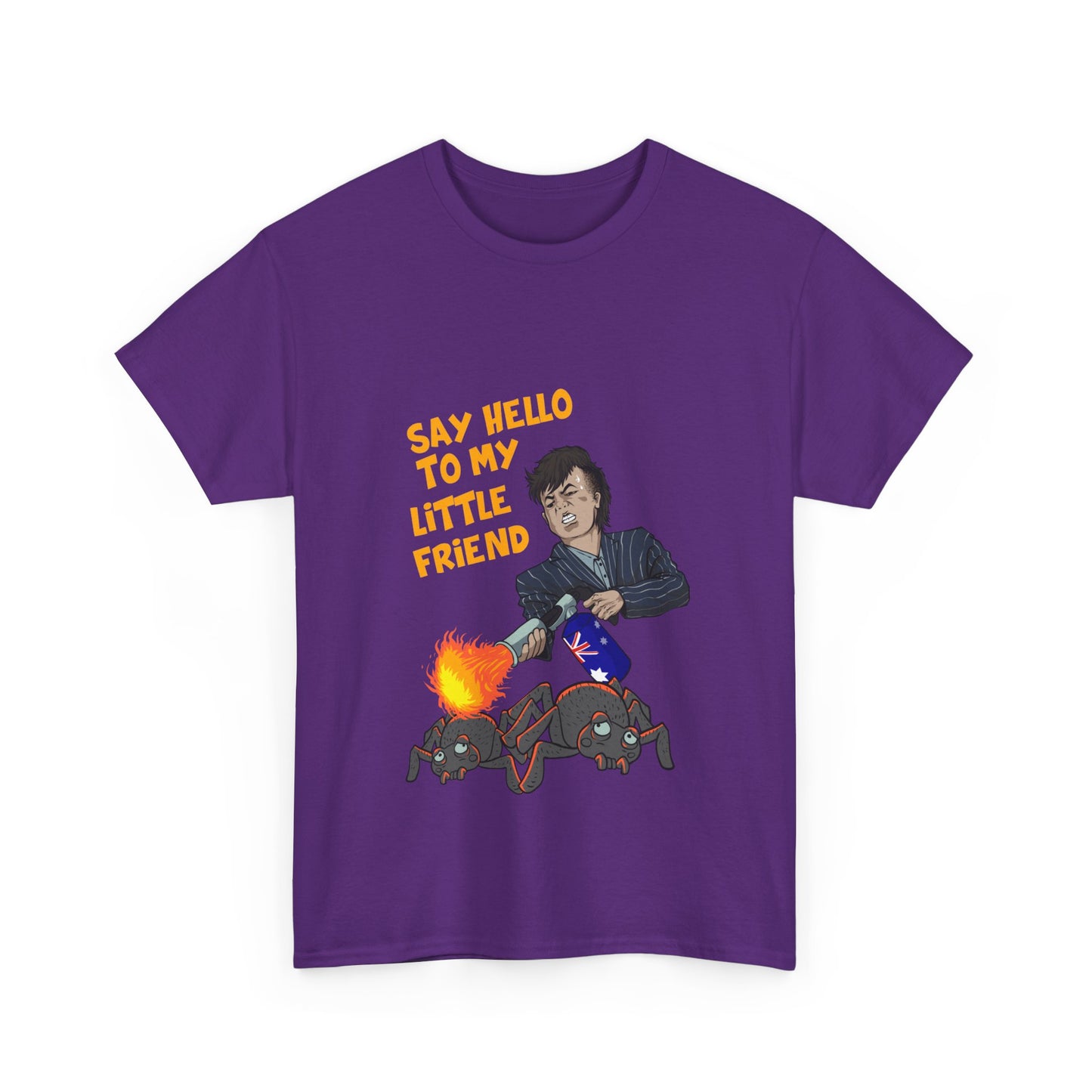 "Say hello to my little friend" Unisex Cotton Tee