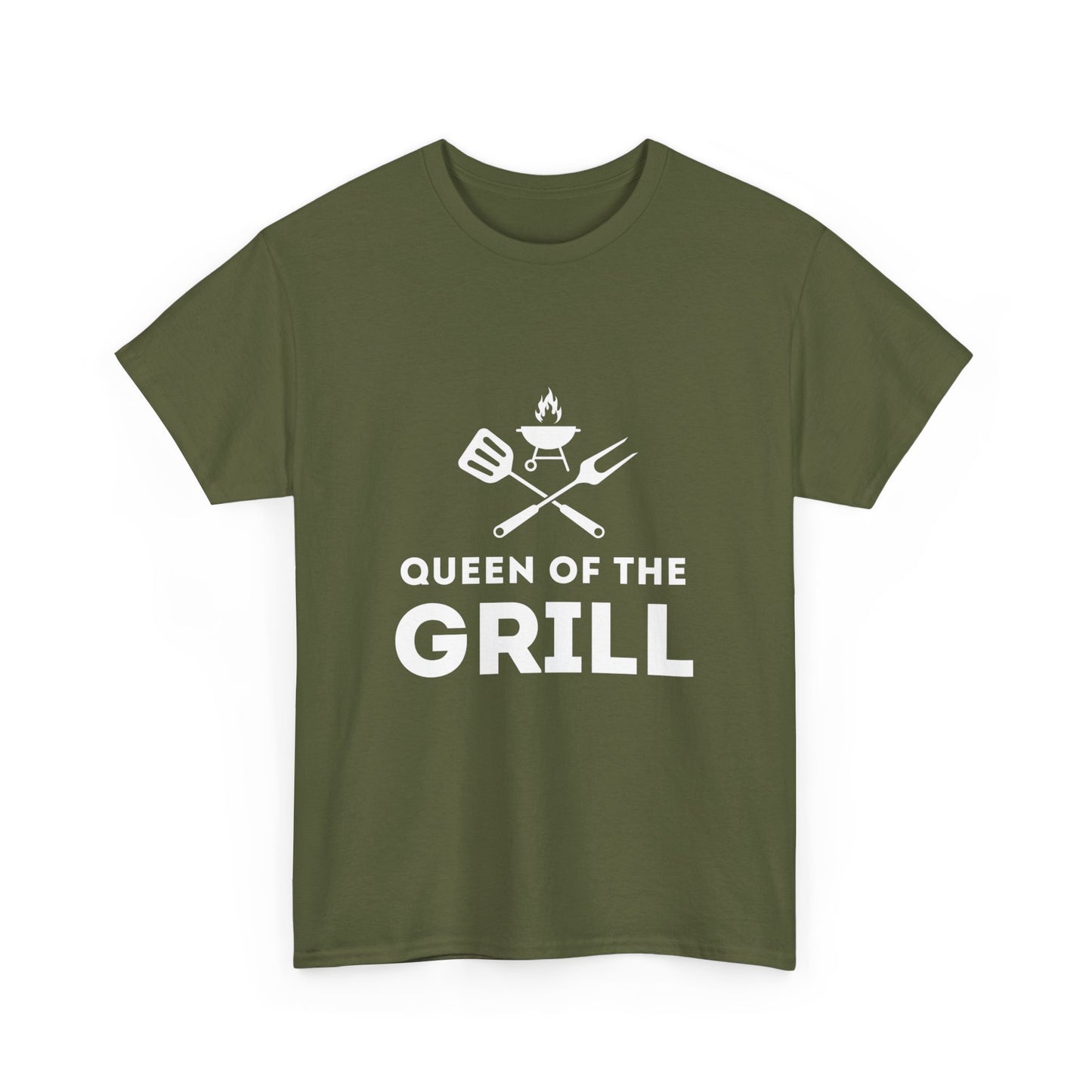 "Queen of the grill" Unisex Cotton Tee