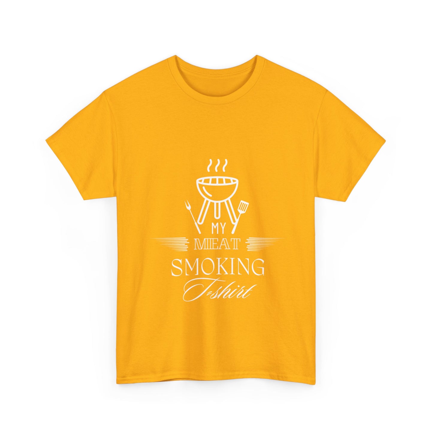 "My meat smoking t-shirt" Unisex Cotton Tee