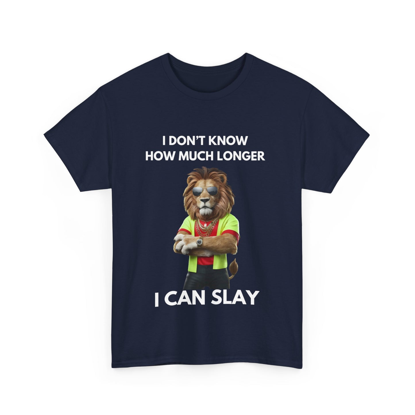 "I don’t know how much longer I can slay" Unisex Cotton Tee