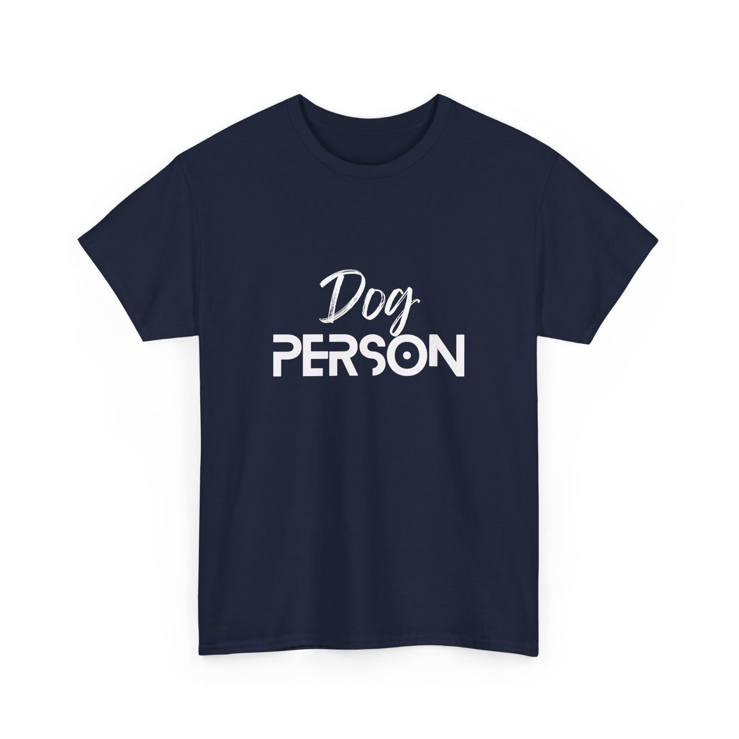 "Dog person" Unisex Cotton Tee