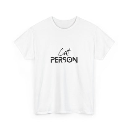 "Cat person" Unisex Cotton Tee