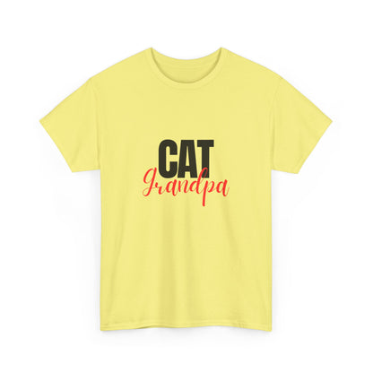 "Cat grandpa" Unisex Cotton Tee