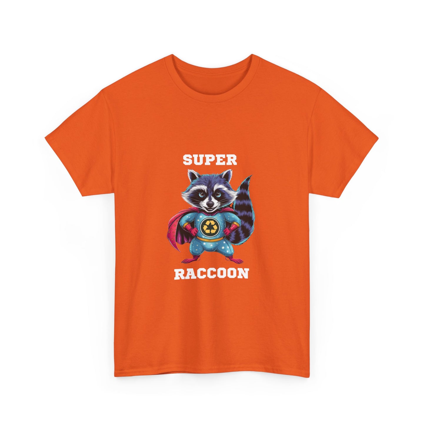 "Super raccoon" Unisex Cotton Tee