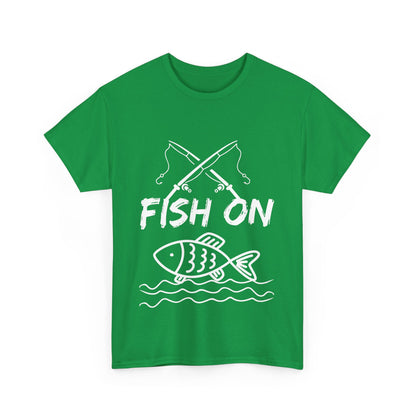 "Fish on" Unisex Cotton Tee