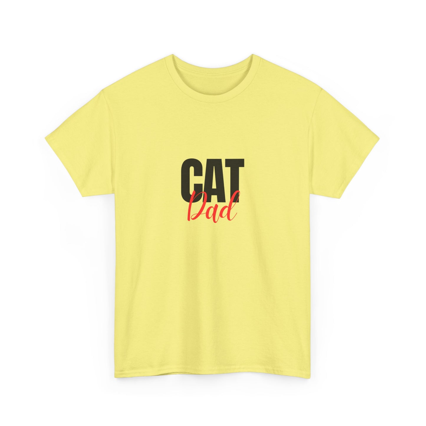 "Cat dad" Unisex Cotton Tee