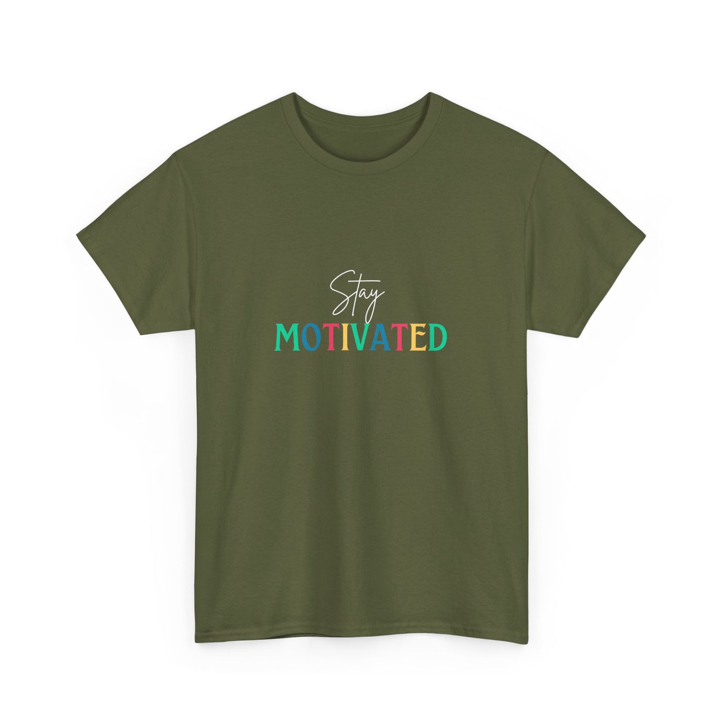 "Stay motivated" Unisex Cotton Tee