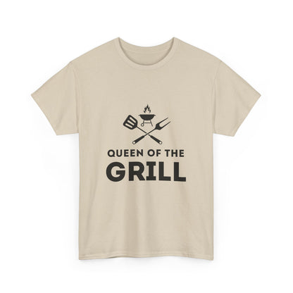 "Queen of the grill" Unisex Cotton Tee