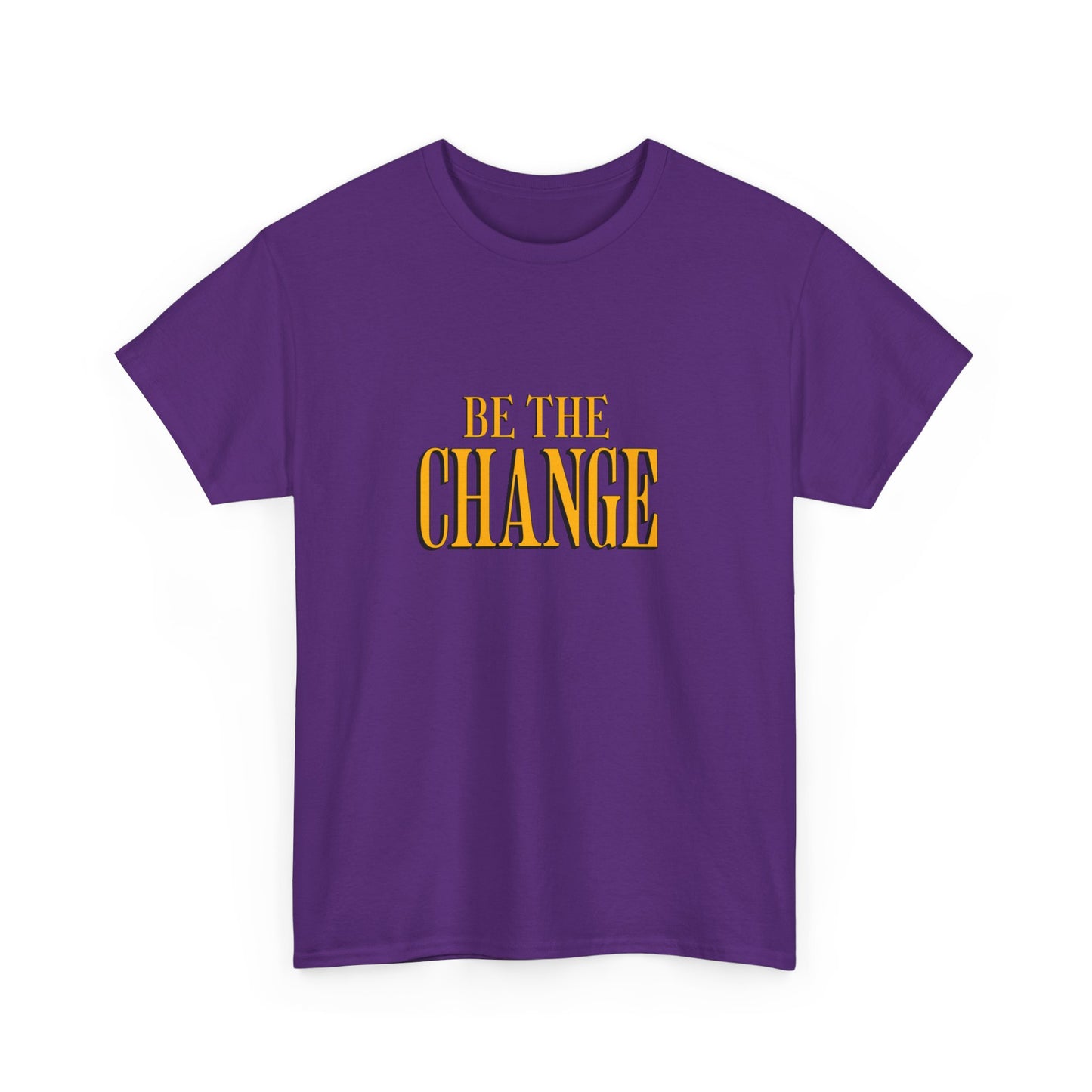 "Be the change" Unisex Cotton Tee