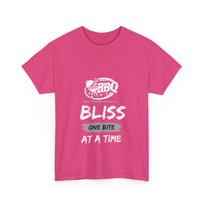 "BBQ bliss, one bite at a time." Unisex Cotton Tee