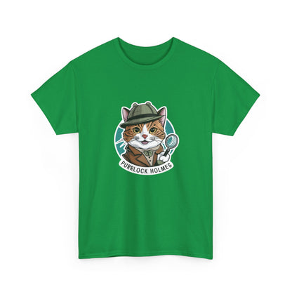 "Purrlock Holmes" Unisex Cotton Tee