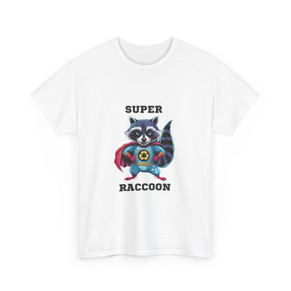 "Super raccoon" Unisex Cotton Tee