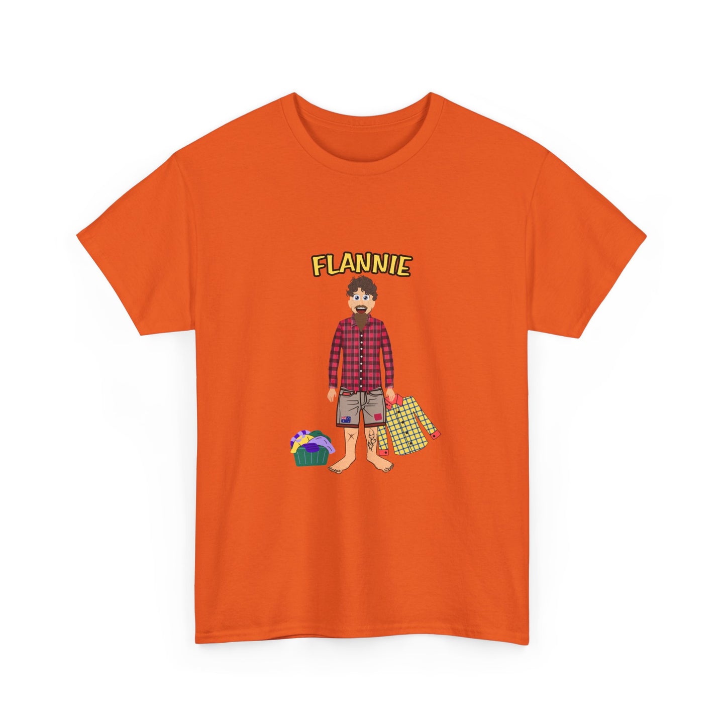 "Flannie" Unisex Cotton Tee