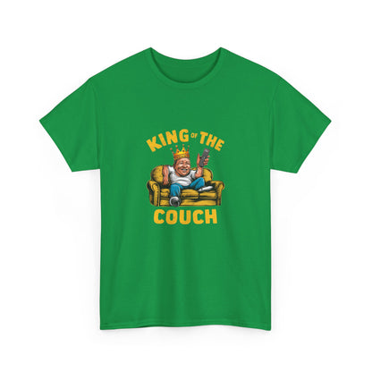 "King of the couch" Unisex Cotton Tee