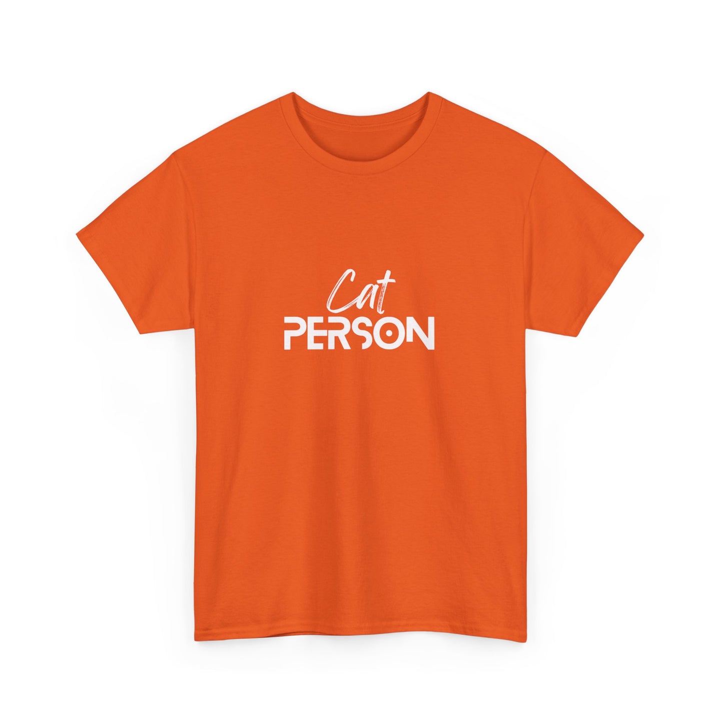 "Cat person" Unisex Cotton Tee