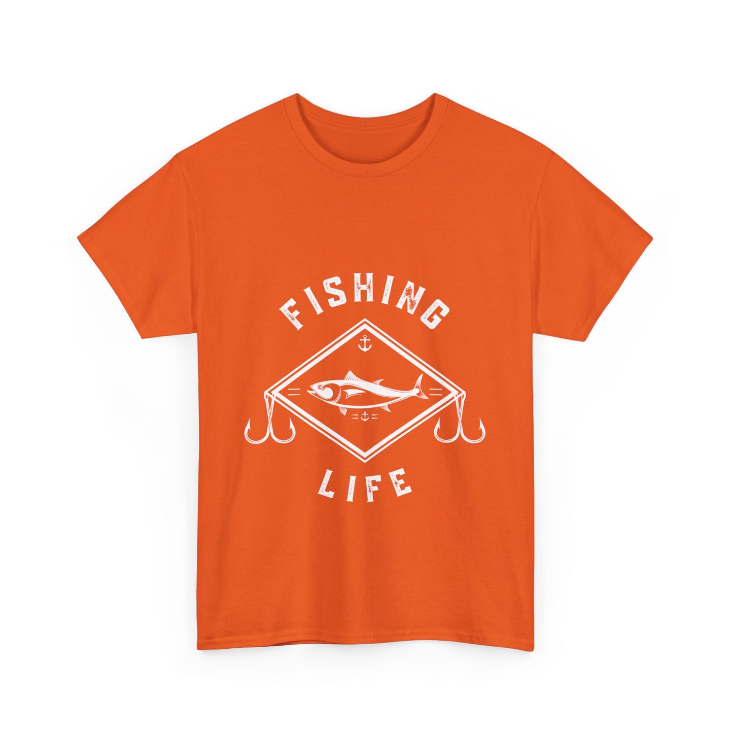 "Fishing life" Unisex Cotton Tee