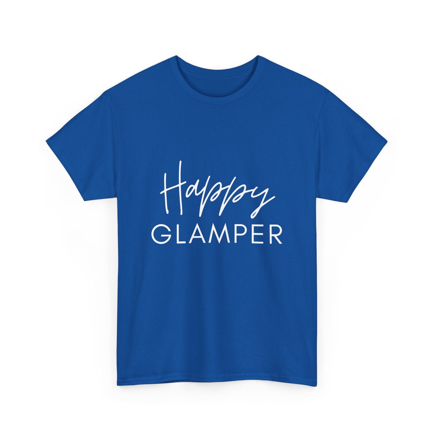 "Happy glamper" Unisex Cotton Tee